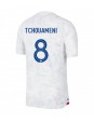 Moški Nogometna dresi replika Francija Aurelien Tchouameni #8 Gostujoči SP 2022 Kratek rokav